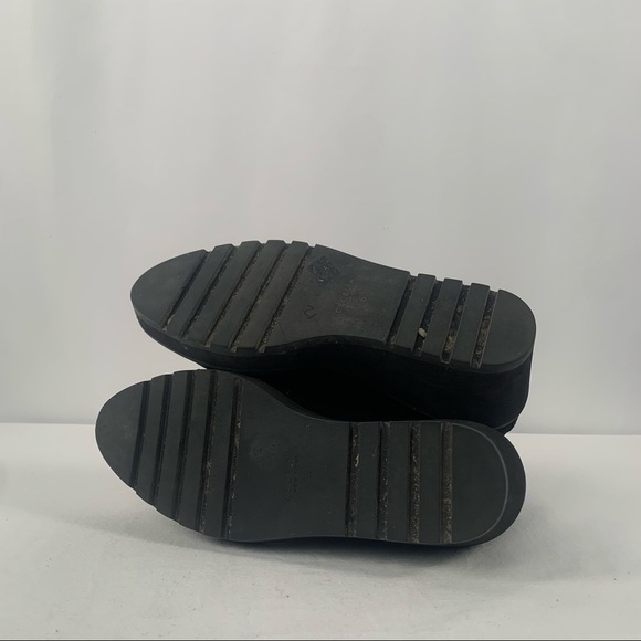 Cecelia New York Gemma Suede Wedge Bootie in Black Size 6 - Picture 6 of 8